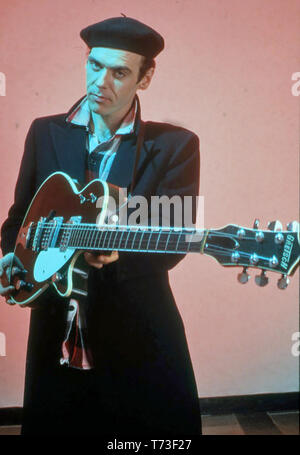 JOHN HIATT amerikanischer Sänger, Songwriter über 1975 Stockfoto