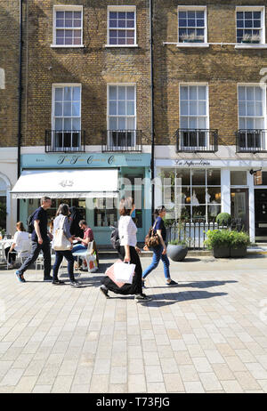 Der Fine Cheese Company Belgravia, auf Motcomb Street, London SW1, UK Stockfoto