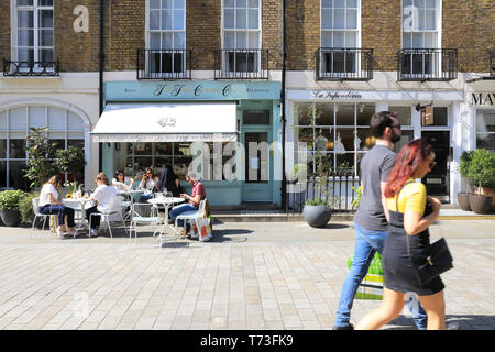 Der Fine Cheese Company Belgravia, auf Motcomb Street, London SW1, UK Stockfoto