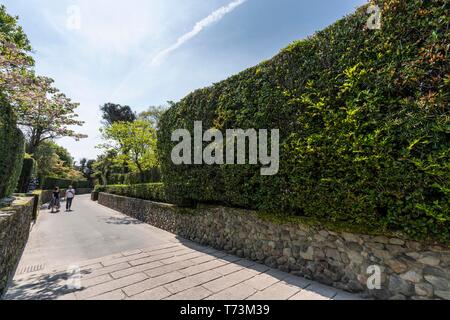 Chiran Samurai Residence Garden, Minami Kyushu Stadt, Kagoshima Präfektur, Japan Stockfoto