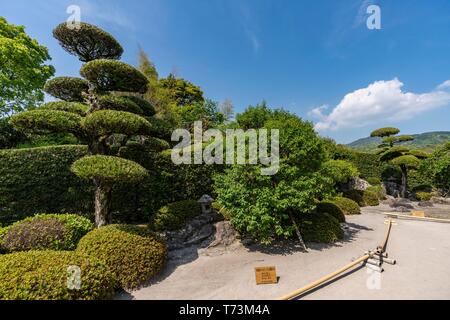 Sata Naotada's Garden, chiran Samurai Residence Garden, Minami Kyushu Stadt, Kagoshima Präfektur, Japan Stockfoto