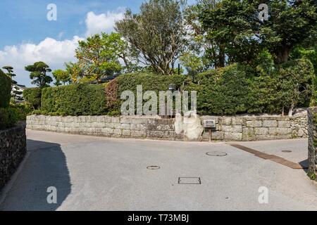 Sekkanto, chiran Samurai Residence Garden, Minami Kyushu Stadt, Kagoshima Präfektur, Japan Stockfoto