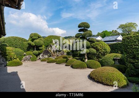 Saigo Keiichiro's Garden, chiran Samurai Residence Garden, Minami Kyushu Stadt, Kagoshima Präfektur, Japan Stockfoto