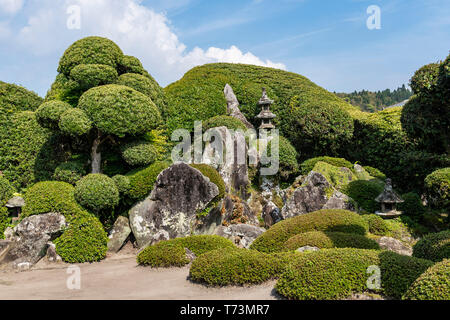 Saigo Keiichiro's Garden, chiran Samurai Residence Garden, Minami Kyushu Stadt, Kagoshima Präfektur, Japan Stockfoto