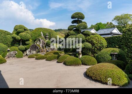 Saigo Keiichiro's Garden, chiran Samurai Residence Garden, Minami Kyushu Stadt, Kagoshima Präfektur, Japan Stockfoto