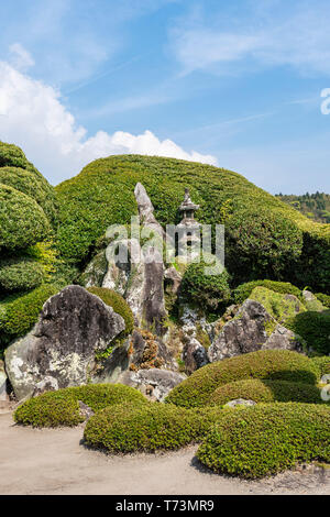 Saigo Keiichiro's Garden, chiran Samurai Residence Garden, Minami Kyushu Stadt, Kagoshima Präfektur, Japan Stockfoto