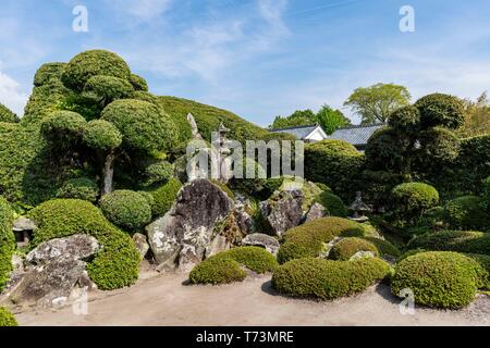 Saigo Keiichiro's Garden, chiran Samurai Residence Garden, Minami Kyushu Stadt, Kagoshima Präfektur, Japan Stockfoto