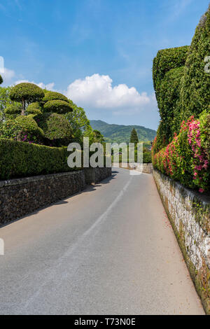 Chiran Samurai Residence Garden, Minami Kyushu Stadt, Kagoshima Präfektur, Japan Stockfoto