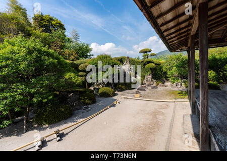 Sata Naotada's Garden, chiran Samurai Residence Garden, Minami Kyushu Stadt, Kagoshima Präfektur, Japan Stockfoto