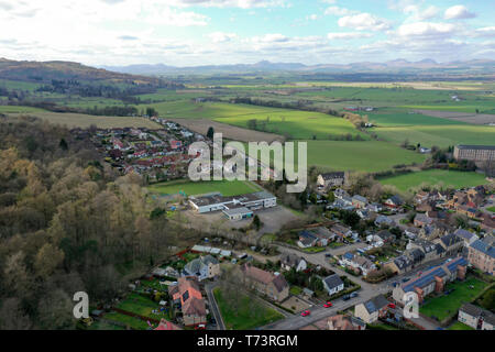 Antenne drone Ansicht von cambusbarron Stirlingshire Stockfoto
