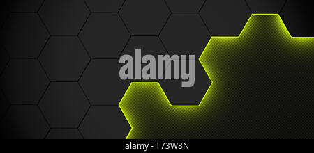 3D-Illustration der abstrakten moderne Hintergrund Wabenmuster mit checker Texturen Stockfoto