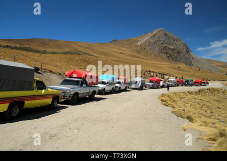 Nevado de Toluca Nationalpark. Stratovulkan in Mexiko. Stockfoto