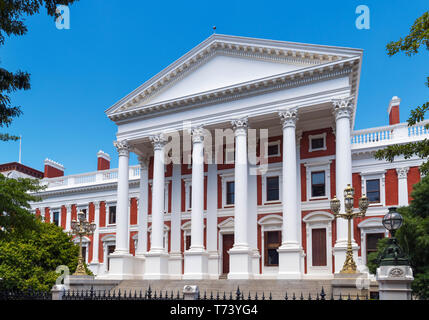 Häuser des Parlaments von der Regierung Avenue, Cape Town, Western Cape, Südafrika Stockfoto