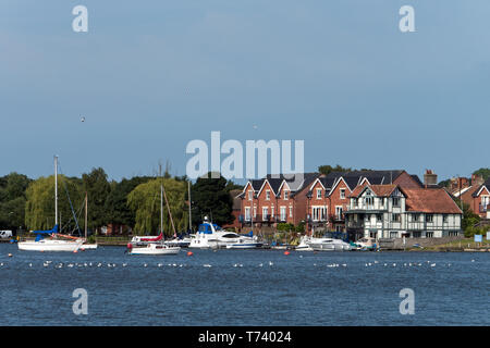 Oulton Broad, das südliche Tor des Broads National Park, Lowestoft, Suffolk, England, Vereinigtes Königreich, Stockfoto