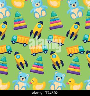 Kinder Spielzeug design Stock Vektor