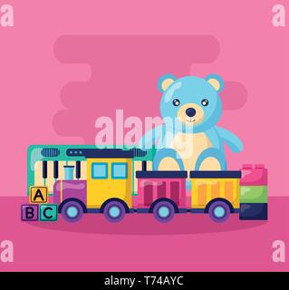 Kinder Spielzeug design Stock Vektor