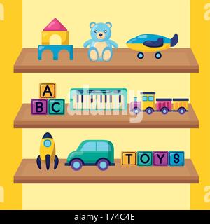 Kinder Spielzeug design Stock Vektor