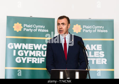 Plaid Cymru Führer Adam Preis Stockfoto