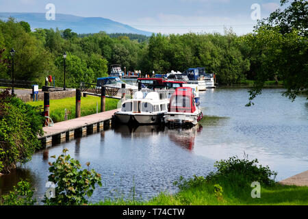 Leitrim Village auf dem Fluss Shannon, Leitrim, County Leitrim, Irland Stockfoto