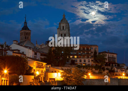 Segovia Kathedrale; Segovia, Kastilien-Leon, Spanien Stockfoto