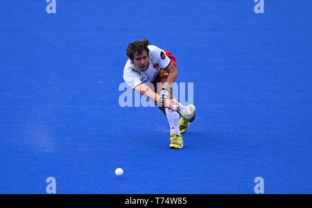 London, Großbritannien. 4. Mai, 2019. Josep Romeu (Spanien). Großbritannien/Spanien. Mens Hockey. FIH-pro Liga. Lee Valley Hockey und Tennis Center. London. UK. 04.05.2019. Credit: Sport in Bildern/Alamy Live News Credit: Sport in Bildern/Alamy leben Nachrichten Stockfoto