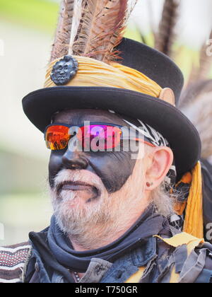 Rochester, Kent, Großbritannien. 04 Mai, 2019. Bilder vom ersten Tag des 2019 Jährliche sweeps Festival in Rochester, Kent in der Feier der traditionellen Urlaub für Schornsteinfeger. Credit: James Bell/Alamy leben Nachrichten Stockfoto