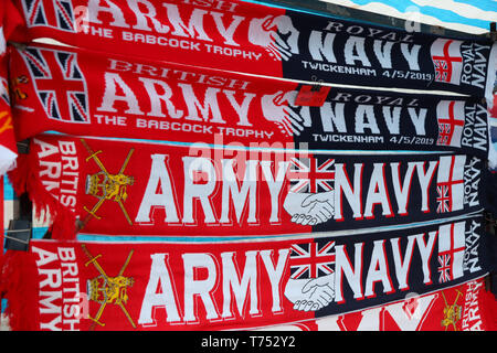 London, Großbritannien. 04 Mai, 2019. Die Babcock Trophy Match zwischen der britischen Armee und der Royal Navy bei Twickenham Stadium. Credit: Mitchell Gunn/ESPA-Images/Alamy leben Nachrichten Stockfoto
