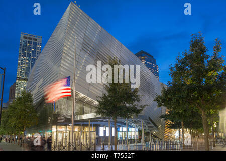 Eingangspavillon nationalen September 11 Memorial Museum (© DAVIS BRODY BOND 2018) DOWNTOWN MANHATTAN NEW YORK CITY USA Stockfoto