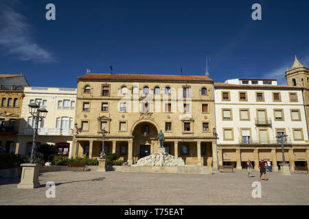 Plaza de Andalucía, Úbeda, Jaén, Spanien. Stockfoto