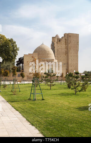 Gedenkstätte Dorus-Saodat, Denkmal des Timurid Dynasty in Shakhrisabz, Usbekistan Stockfoto