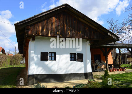 Altes Haus, Ort Filovci brennen Filóc, Slowenien, régi Ház Stockfoto