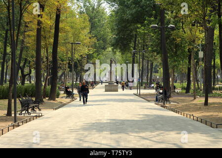 Alameda Central Park in Mexiko Stadt. Stockfoto