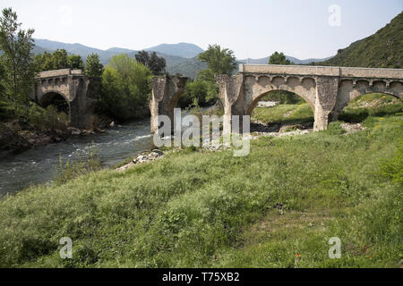 Ponte Novo Brücke Golo Tal Korsika Frankreich Stockfoto