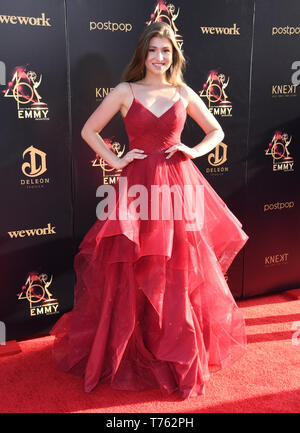 Mai 3, 2019 - Pasadena, Kalifornien, USA - Hannah VandenBygaart auf der 46. jährlichen Tagsüber Creative Arts Emmy Awards - Ankünfte am Pasadena Civic Center statt. (Bild: © Birdie Thompson/AdMedia über ZUMA Draht) Stockfoto