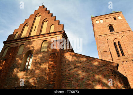 Die Kirche der Heimsuchung der allerseligsten Jungfrau Maria, ansonsten wie St. Mary's Church, eines der ältesten Gebäude in Warschau, Polen bekannt. Stockfoto