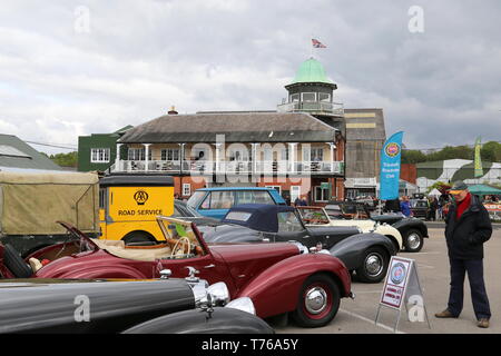 Triumph Roadster Club, British Marques Tag, den 28. April 2019, Brooklands Museum, Weybridge, Surrey, England, Großbritannien, Großbritannien, Europa Stockfoto