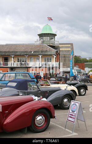 Triumph Roadster Club, British Marques Tag, den 28. April 2019, Brooklands Museum, Weybridge, Surrey, England, Großbritannien, Großbritannien, Europa Stockfoto