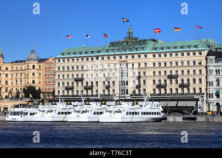 Das Grand Hotel, Stockholm, Schweden, Europa Stockfoto