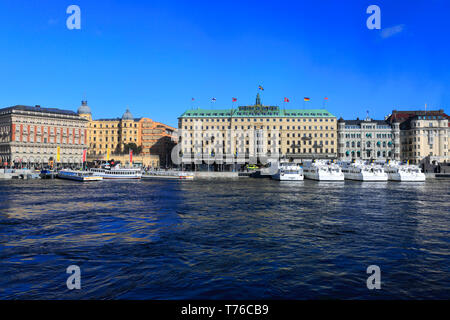 Das Grand Hotel, Stockholm, Schweden, Europa Stockfoto