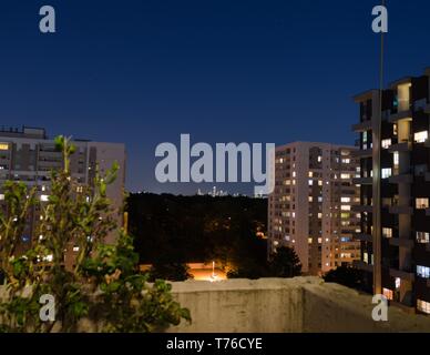 Apartment Gebäude in der zersiedelung von Toronto, Kanada. Stockfoto