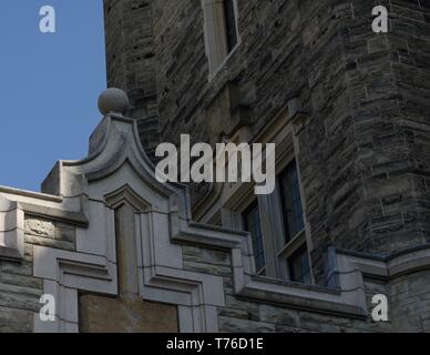 Die Casa Loma Schloss in Midtown in Toronto, Ontario, Kanada. Stockfoto