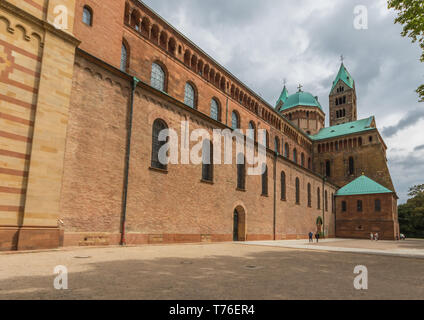 Speyer, Deutschland - berühmt für die 1529 Protestierung, und ein UNESCO-Weltkulturerbe, Speyer ist eine wunderbare Stadt am Rhein Stockfoto