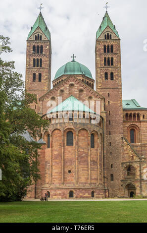 Speyer, Deutschland - berühmt für die 1529 Protestierung, und ein UNESCO-Weltkulturerbe, Speyer ist eine wunderbare Stadt am Rhein Stockfoto