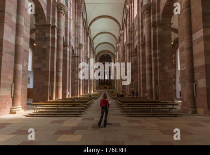 Speyer, Deutschland - berühmt für die 1529 Protestierung, und ein UNESCO-Weltkulturerbe, Speyer ist eine wunderbare Stadt am Rhein Stockfoto