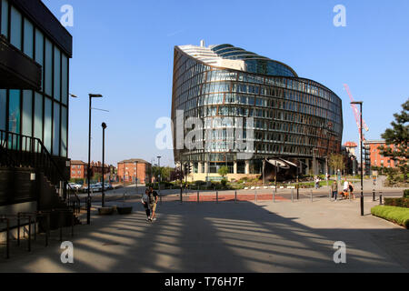 Einen Engel Square, Co-operative Group Konzernzentrale, NOMA Umbauprojekt, Manchester, UK Stockfoto