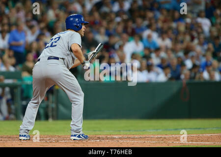 Clayton Kershaw, MLB 2014 öffnung Reihe Los Angeles Dodgers v Arizona-diamantmarkierungen an der Sydney Cricket Ground, 22. März 2014. Stockfoto