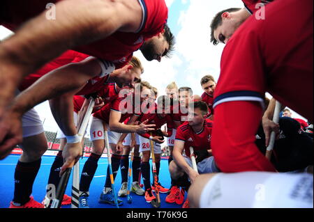 Einen allgemeinen Überblick über das Team Großbritannien vor der FIH-Pro League Match am Lee Valley Hockey und Tennis Centre, London. Stockfoto