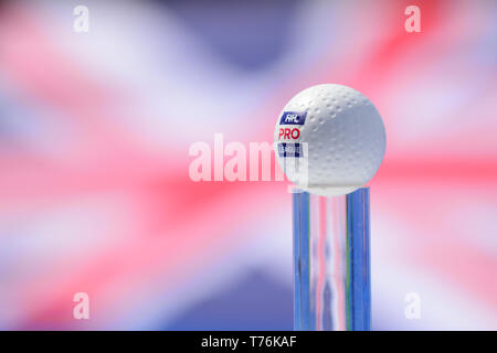 Eine allgemeine Ansicht vor der FIH-Pro League Match am Lee Valley Hockey und Tennis Centre, London. Stockfoto