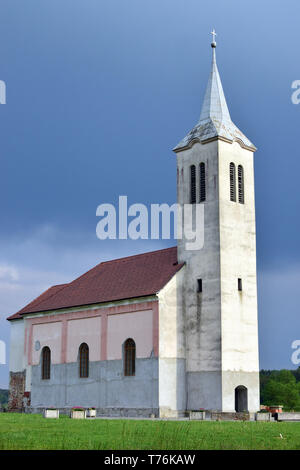 Römisch-katholische Kirche, Markovci, Marokrét, Slowenien, Sarlós Boldogasszony-templom Stockfoto