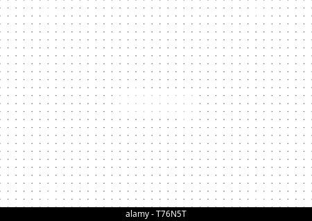 Gepunktete Seite drucken. Raster für logo Designer und Typografie kunst Vektor Seamless Pattern A4. Stock Vektor